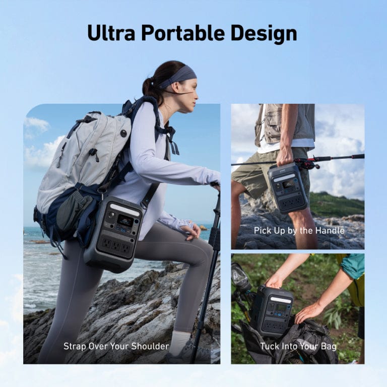 Anker SOLIX C300X Portable 300W Multi-Device Power Station with Strap (288Wh)