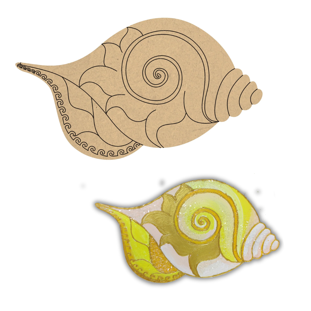 4mm thick Pre Marked MDF Base Shankh