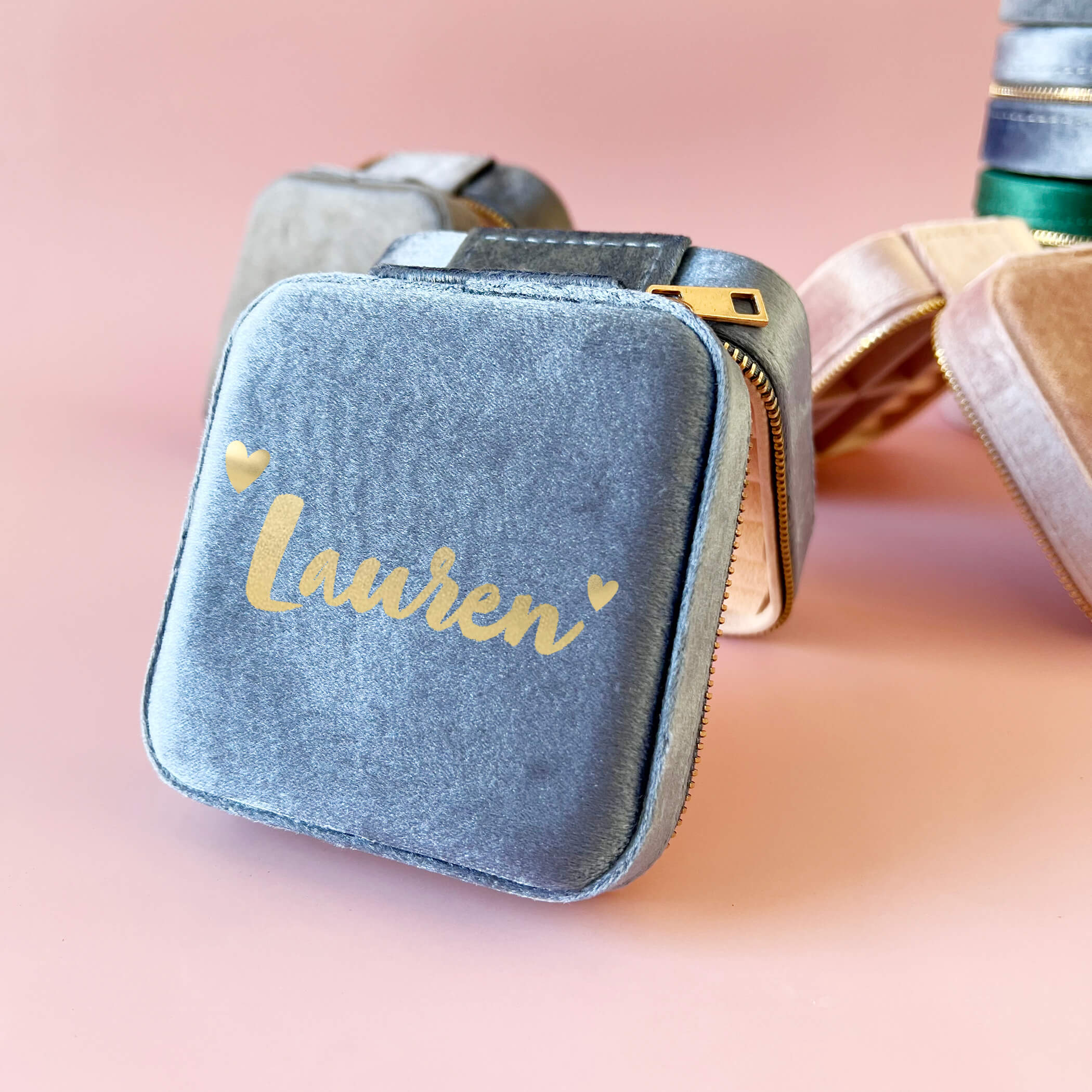 'Bridesmaid' 'Maid Of Honour' Square Jewellery Organiser