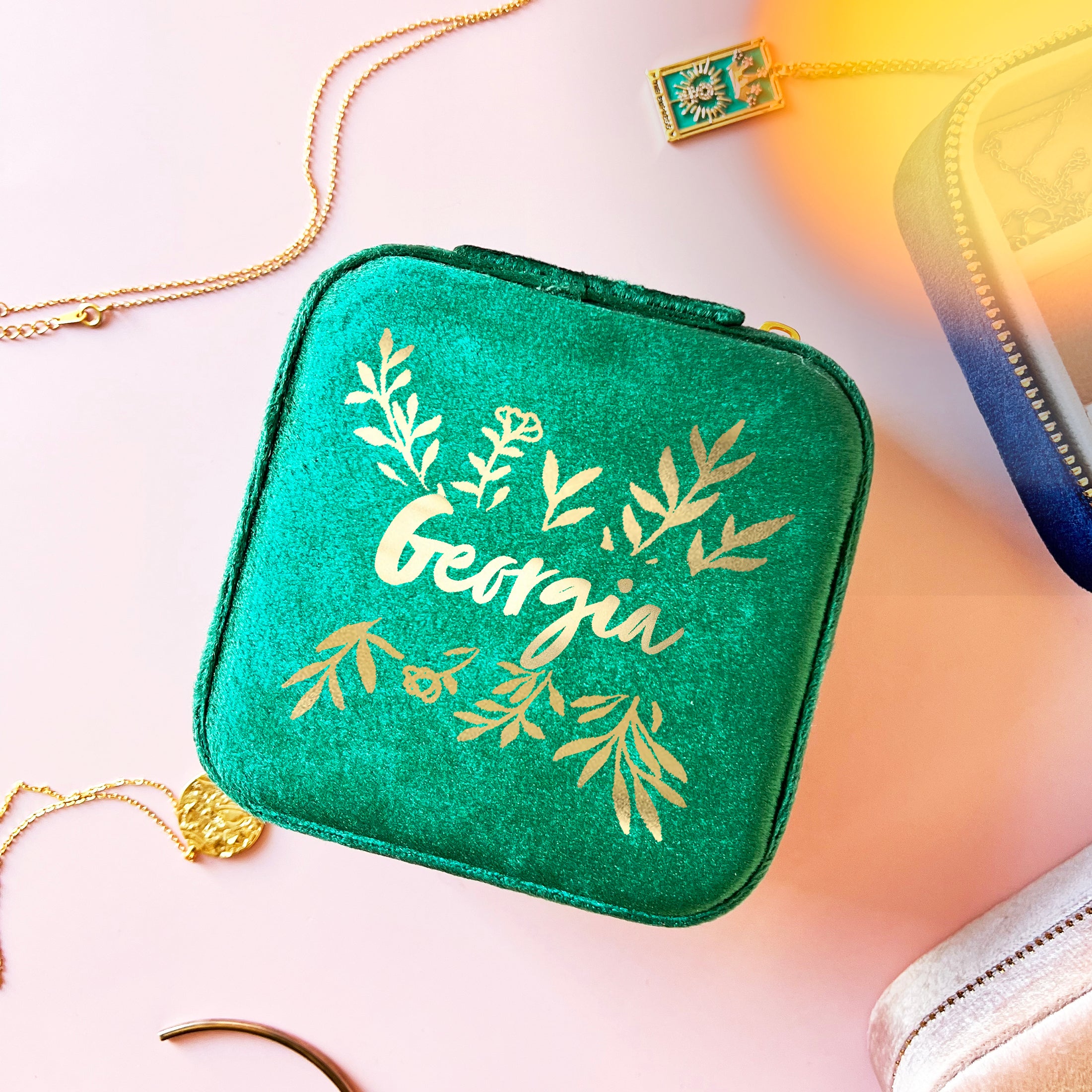 'Bridesmaid' 'Maid Of Honour' Square Jewellery Organiser