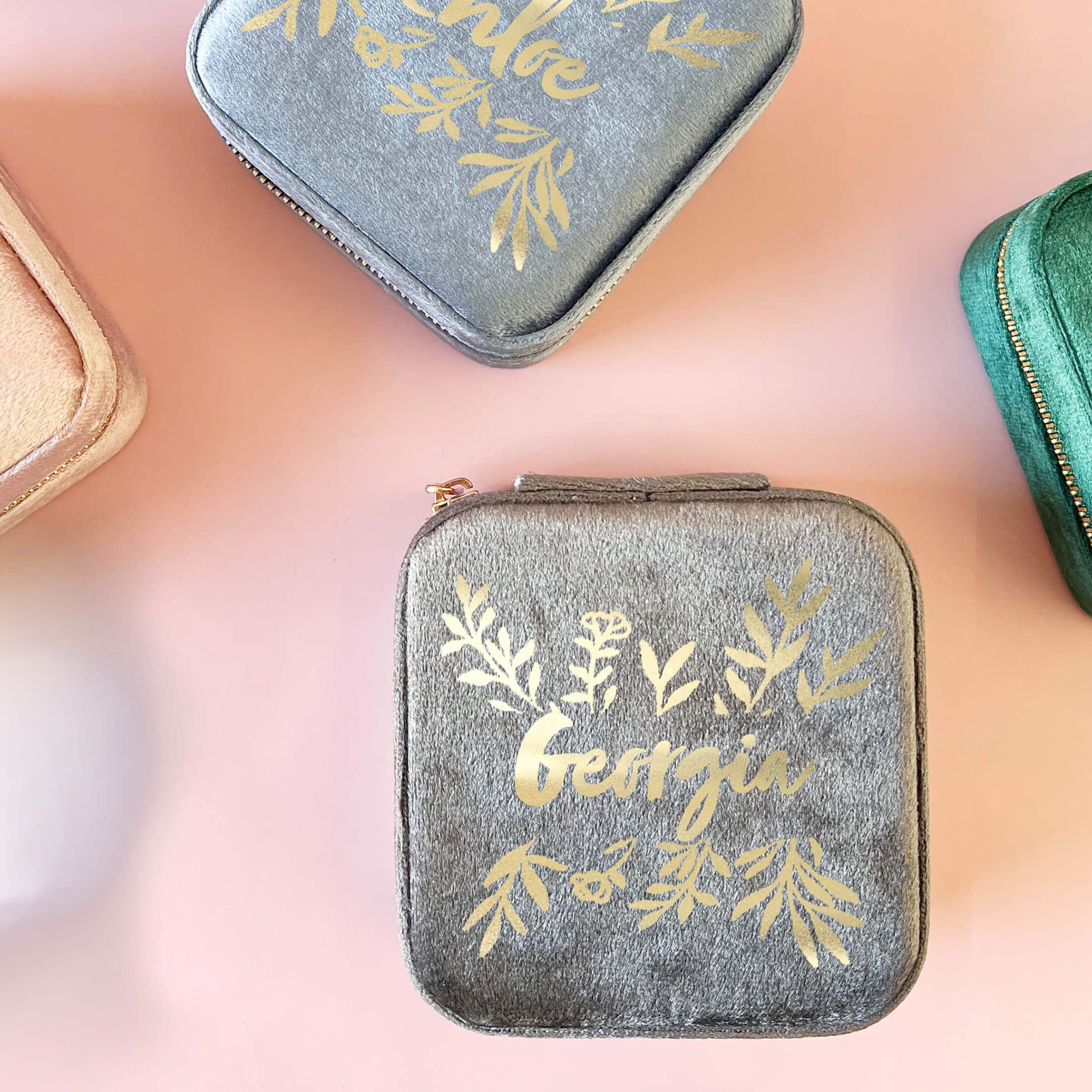 'Bridesmaid' 'Maid Of Honour' Square Jewellery Organiser