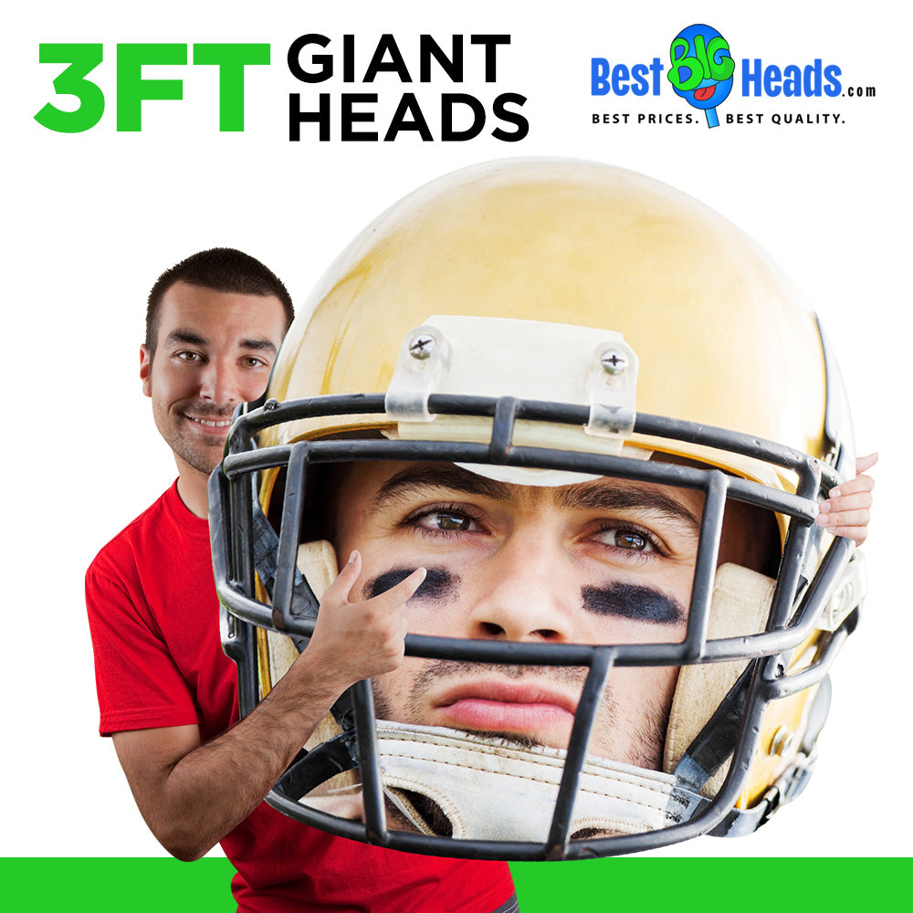 Best BIG Heads™ Football Fan Huge Cutouts™