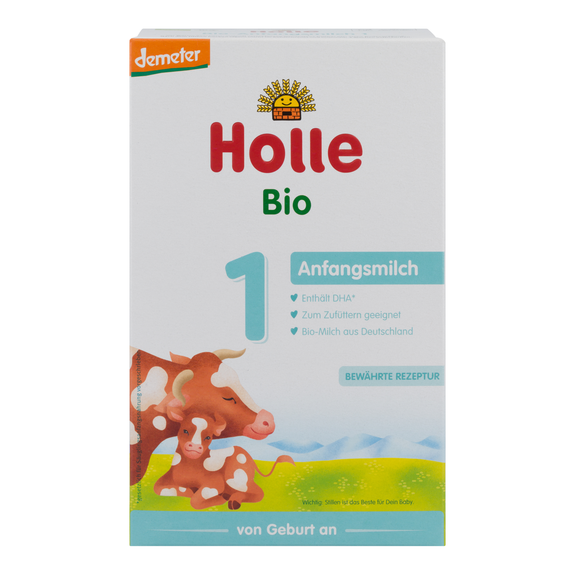 Holle German Stage 1 Cow Milk Baby Formula