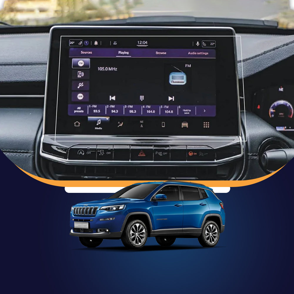 Jeep Compass Facelift [2021-Running] (10.1 Inch) Screen Guard