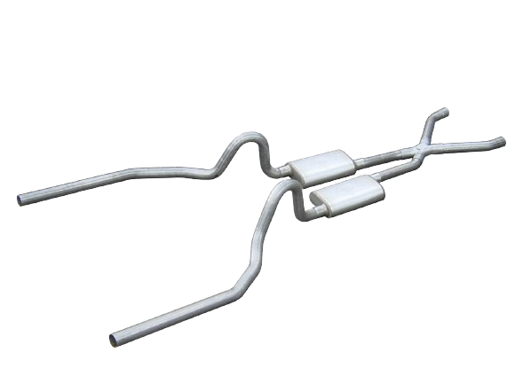 1965-1970 Ford Mustang 260 289 302 351W Pypes 2.5" Exhaust System Kit w/ X Pipe