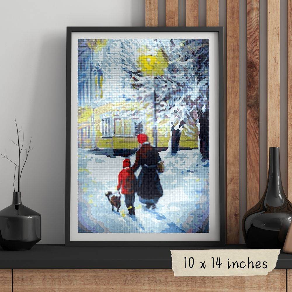 A Winter's Day Cross Stitch Kit