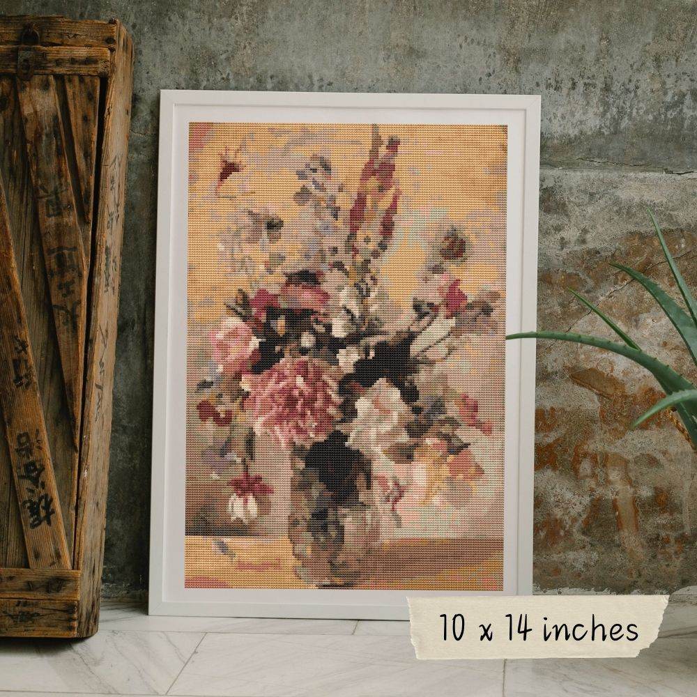 A Garden Bunch Cross Stitch Kit