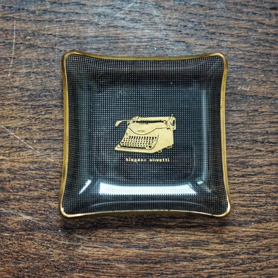 Hispano Olivetti Ashtray, Square, Lexicon 80, Collector's Item