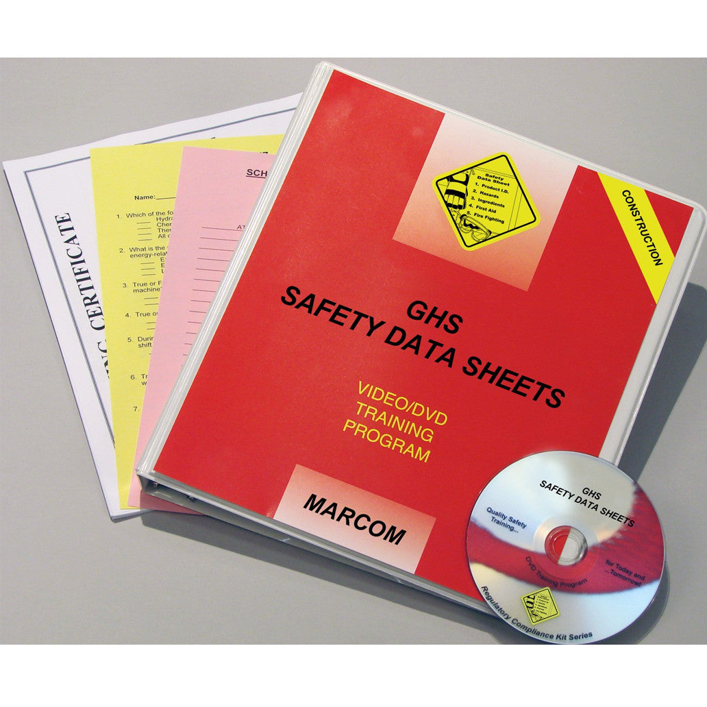 GHS Safety Data Sheets in Construction Environments DVD