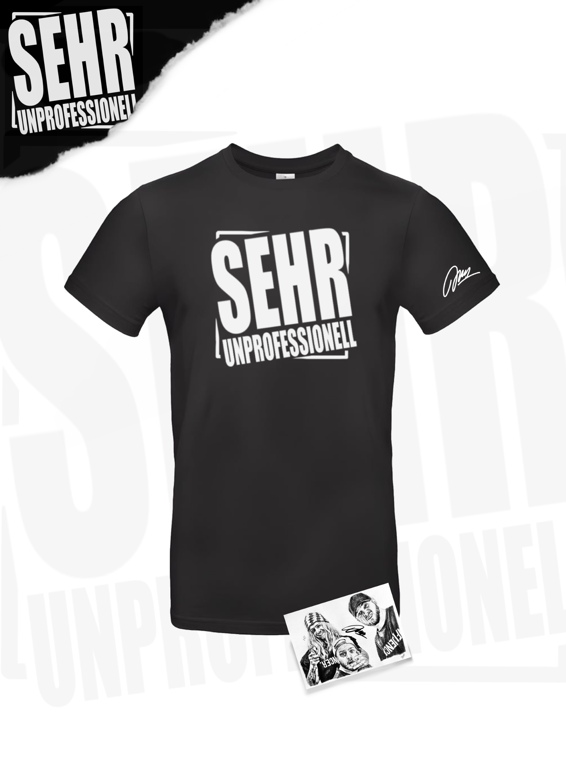 "Sehr Unprofessionell" Regular- & Ladies-Shirt