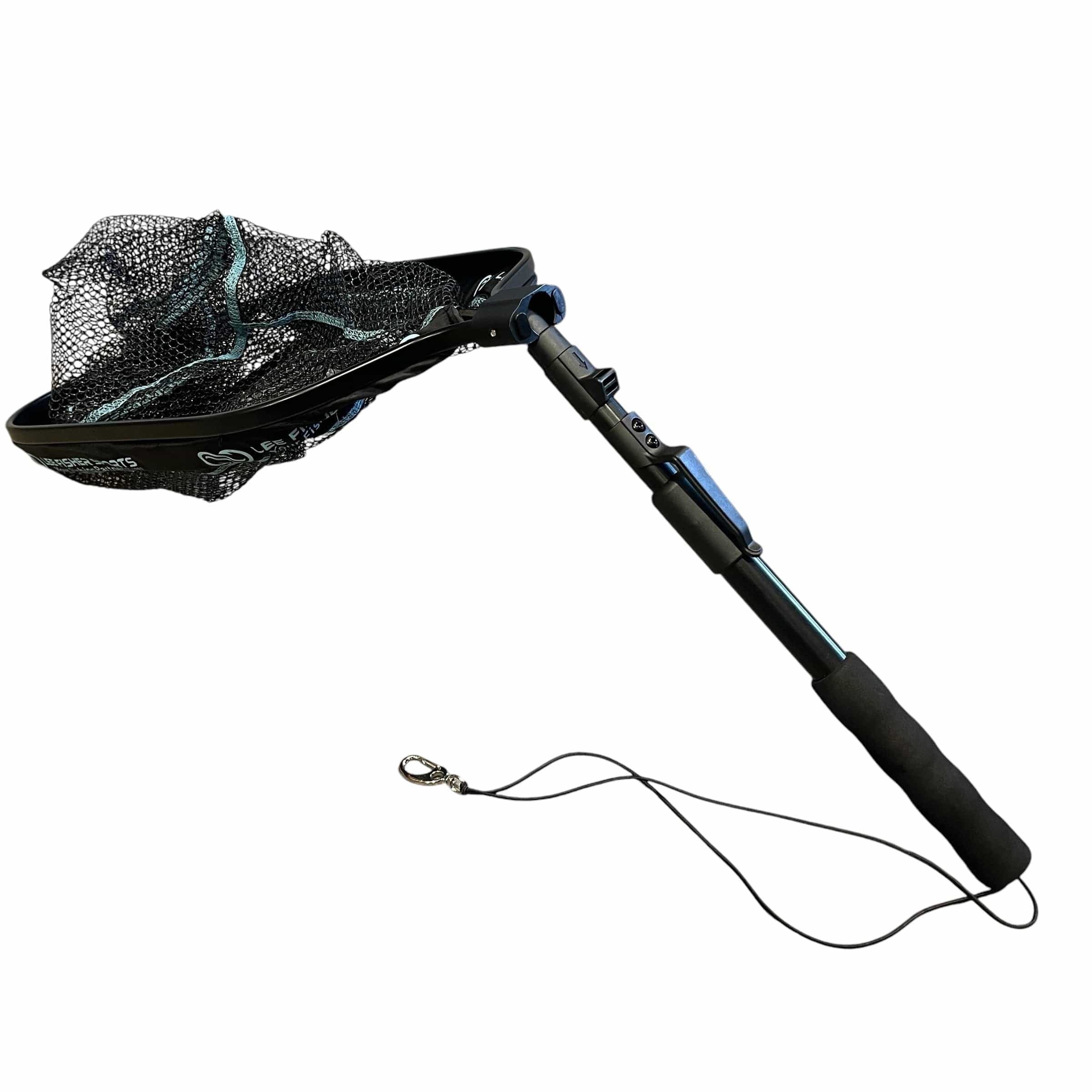 Floating Foldable Landing Net-18"x22",12" deep, 12-22" Telescope Handle, JF-31FL-Float