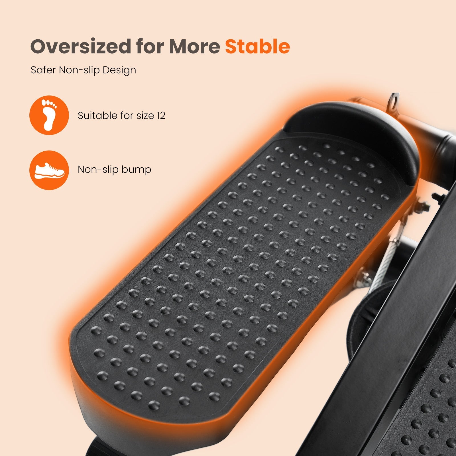 Edx Mini Home Resistance Stepper for Indoor Fitness