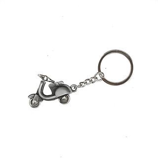 3D Rotating Wheels Mini Scooter Keychain