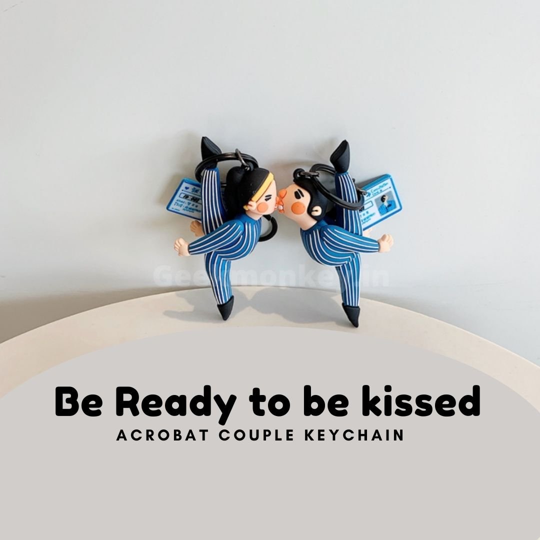 Acrobat Couple Keychain - Set of 2