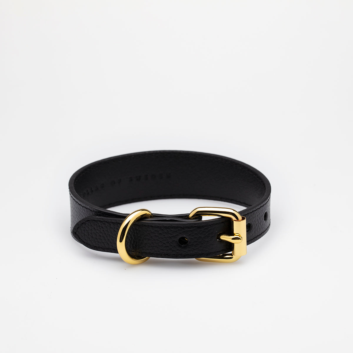 Black Dog Collar Thin