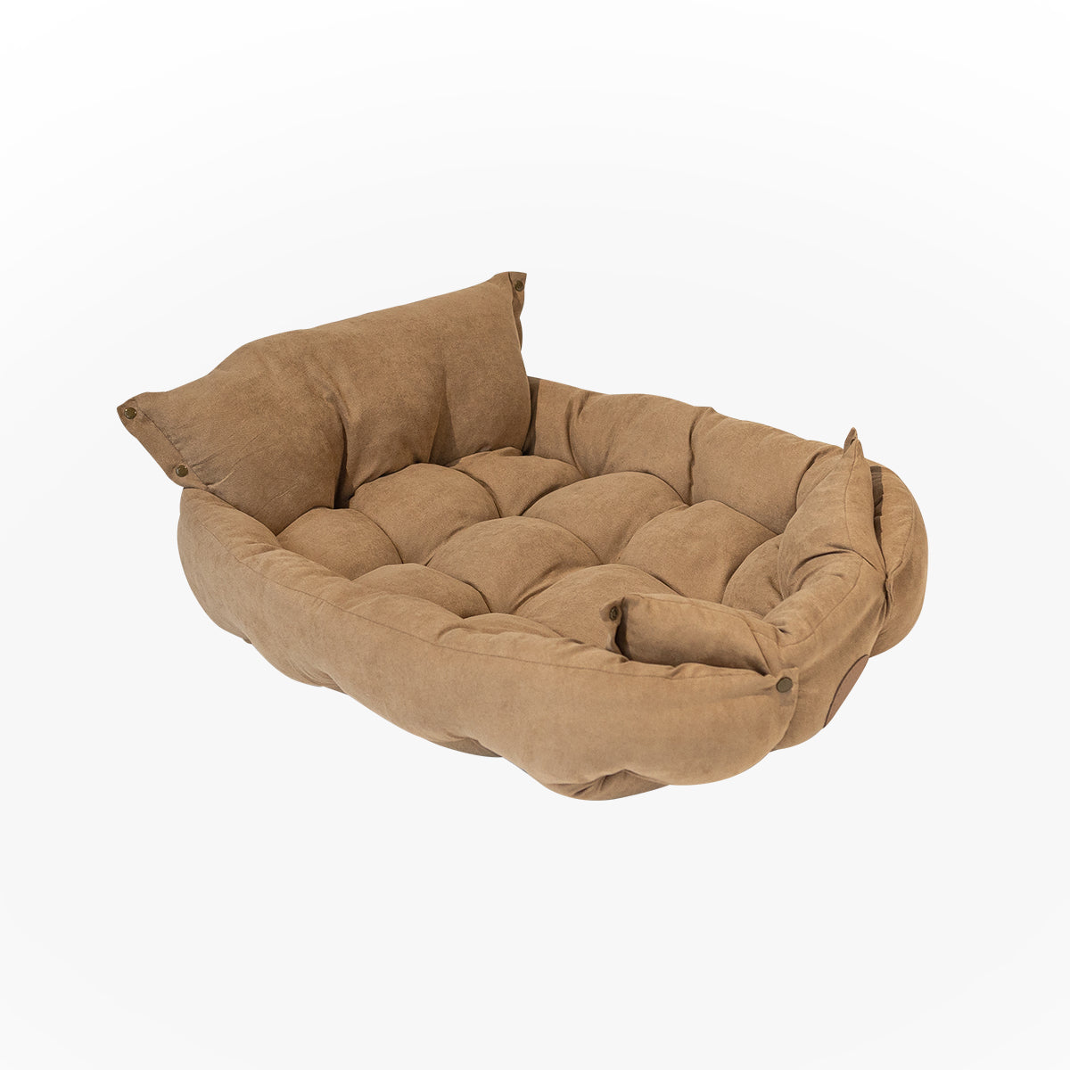 Brown Dog Bed 3in1