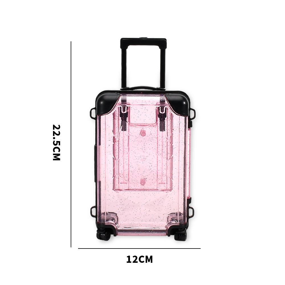 Pearlescent Diamond Lid Suitcase