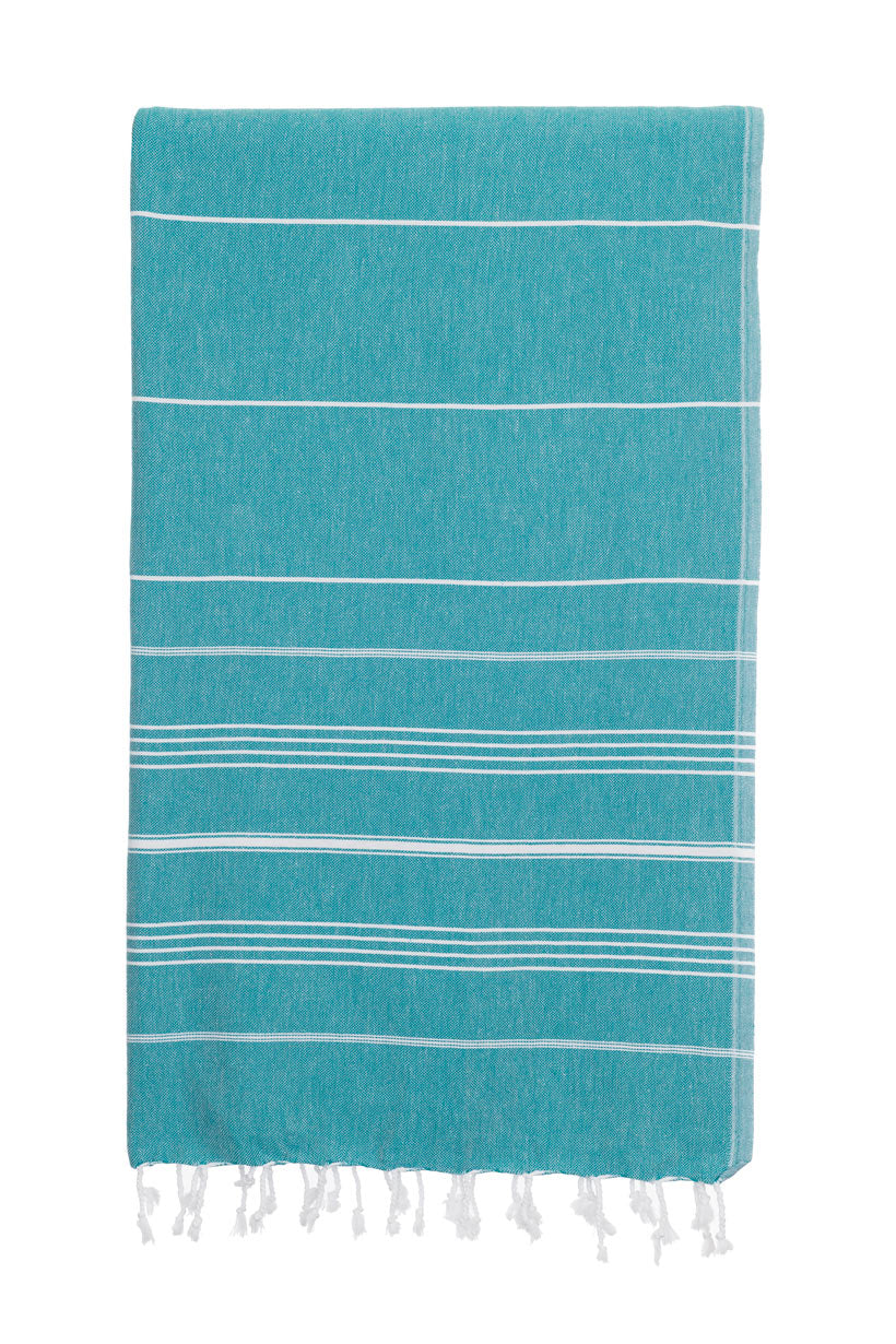 Classic Teal Turkish Towel