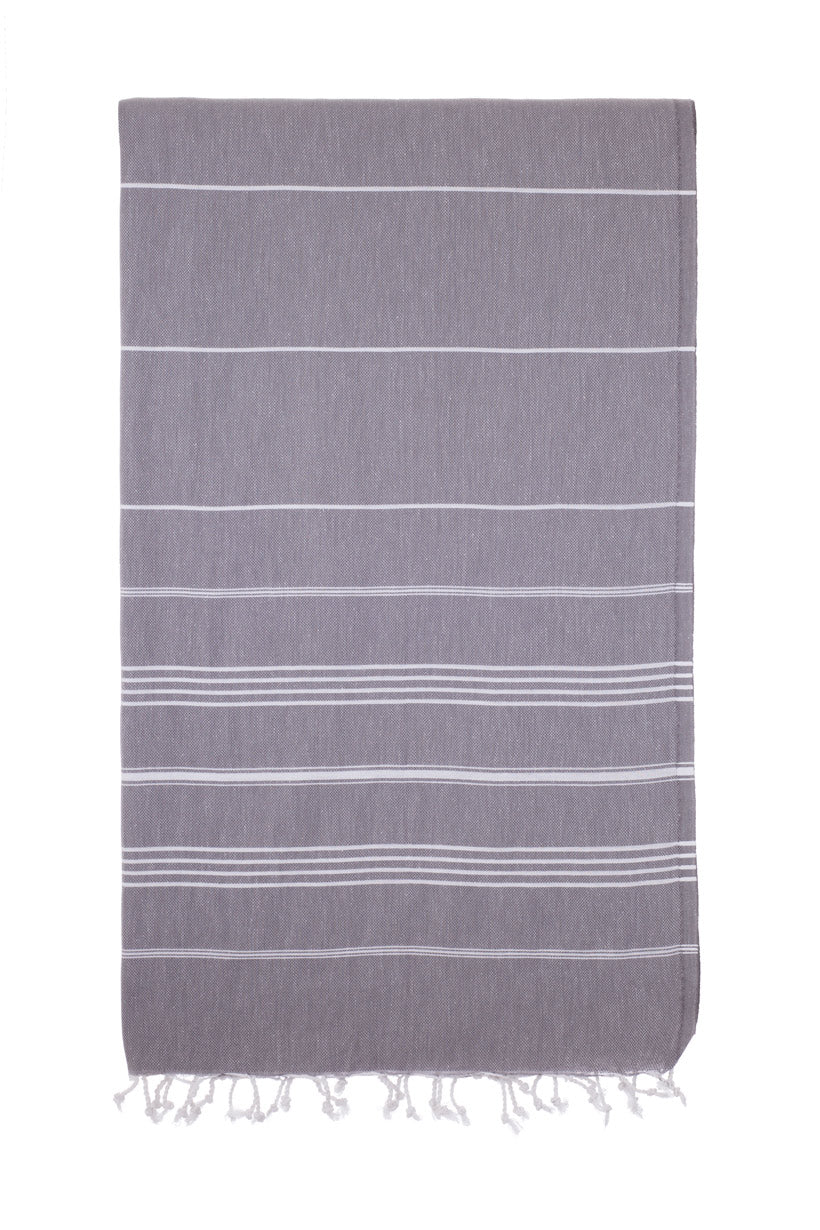 Classic Charcoal Turkish Towel