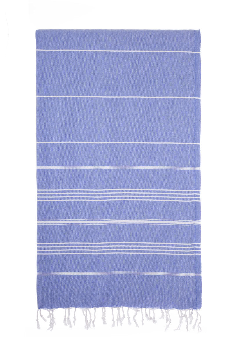 Classic Denim Blue Turkish Towel