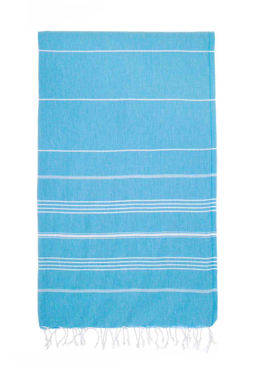 Classic Turquoise Turkish Towel