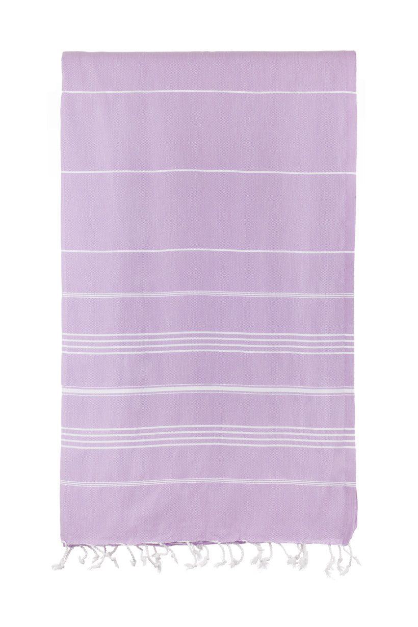 Classic Lilac Purple Turkish Towel
