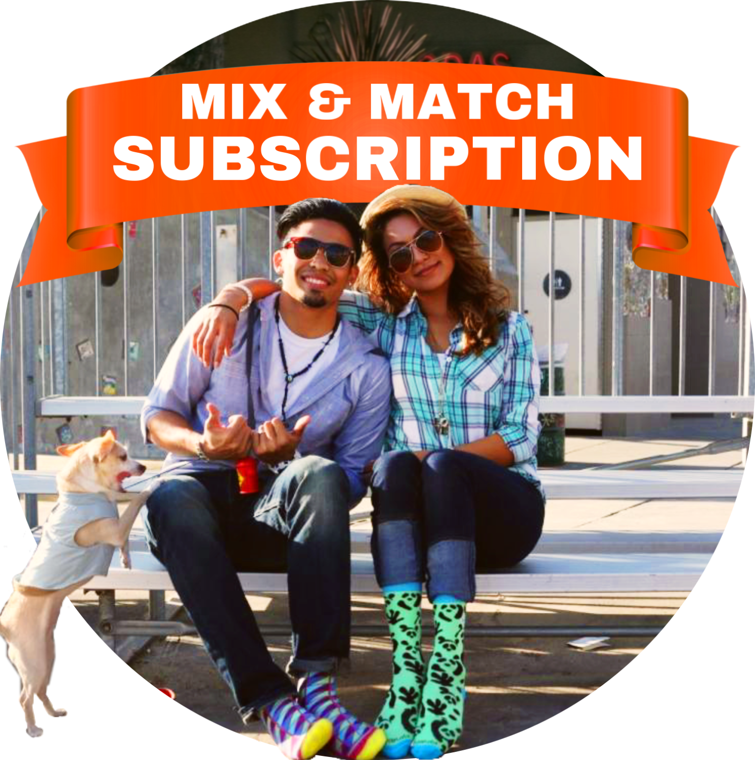 (Hers and His Sized or They) Mixed Sock Subscription