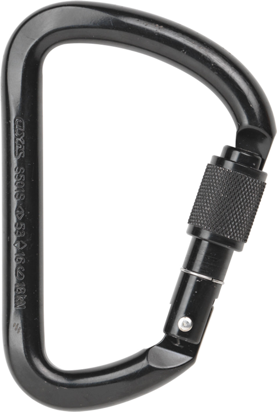 AXIS Large Steel Carabiner - Black