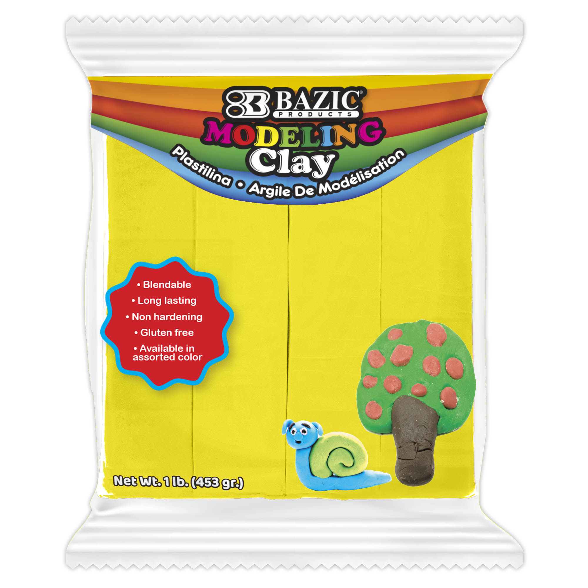 1 lb Yellow Modeling Clay
