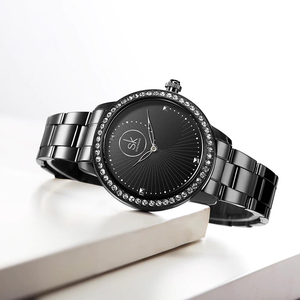 Brilliant Rhinestone Bezel Quartz Watch