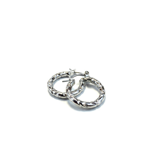 Aluminum Hoops Earrings-FAHS5