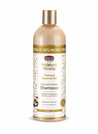African Pride Moisture Miracle Honey & Coconut Oil Nourish & Shine Shampoo