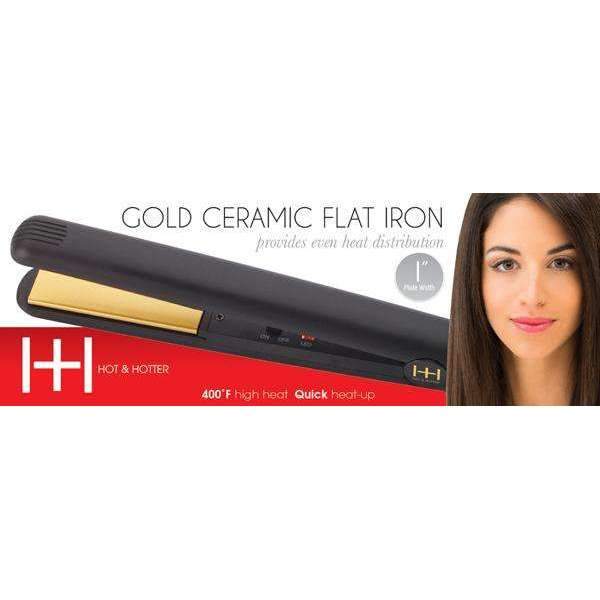 Annie Gold Ceramic Flat Iron 1"