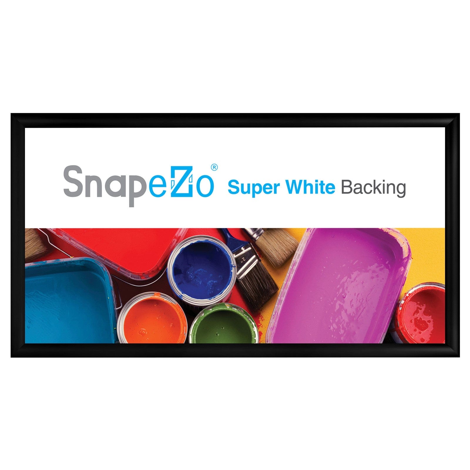 10x20 Black Snapezo® Snap Frame - 1.2" Profile