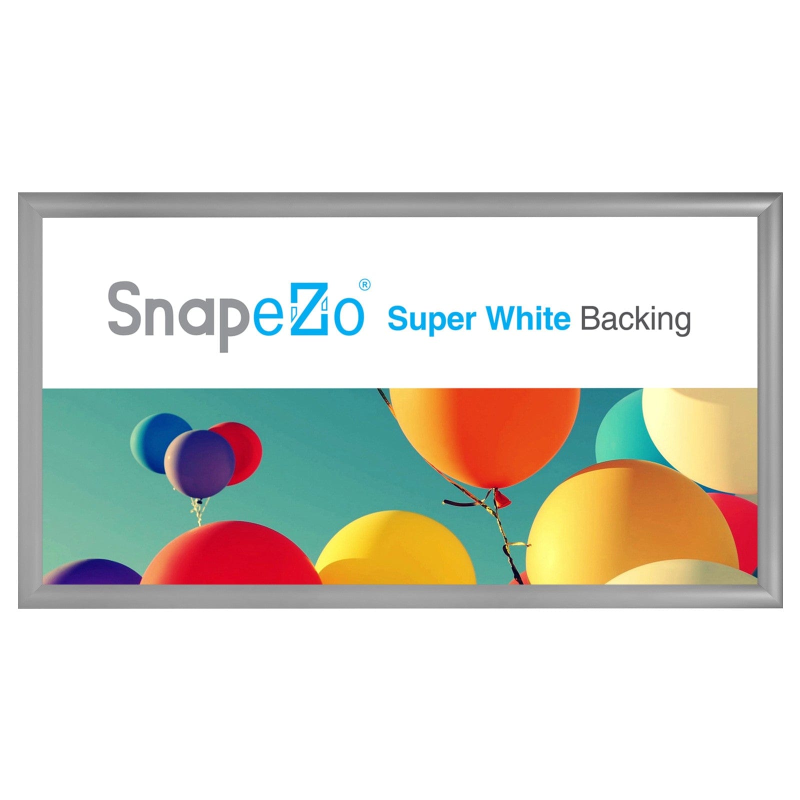 10x20 Silver Snapezo® Snap Frame - 1.2" Profile