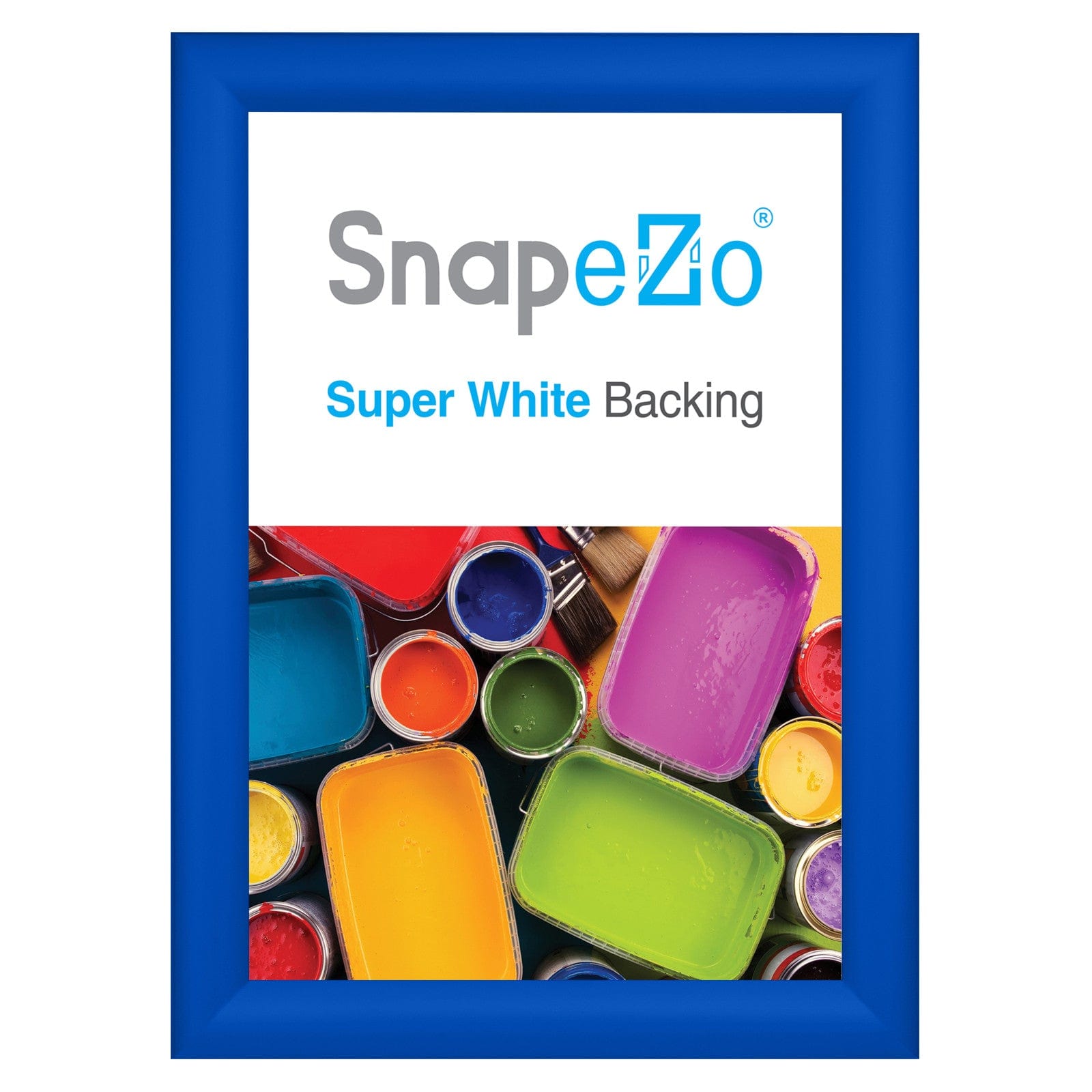 10x14 Blue Snapezo® Snap Frame - 1.2" Profile