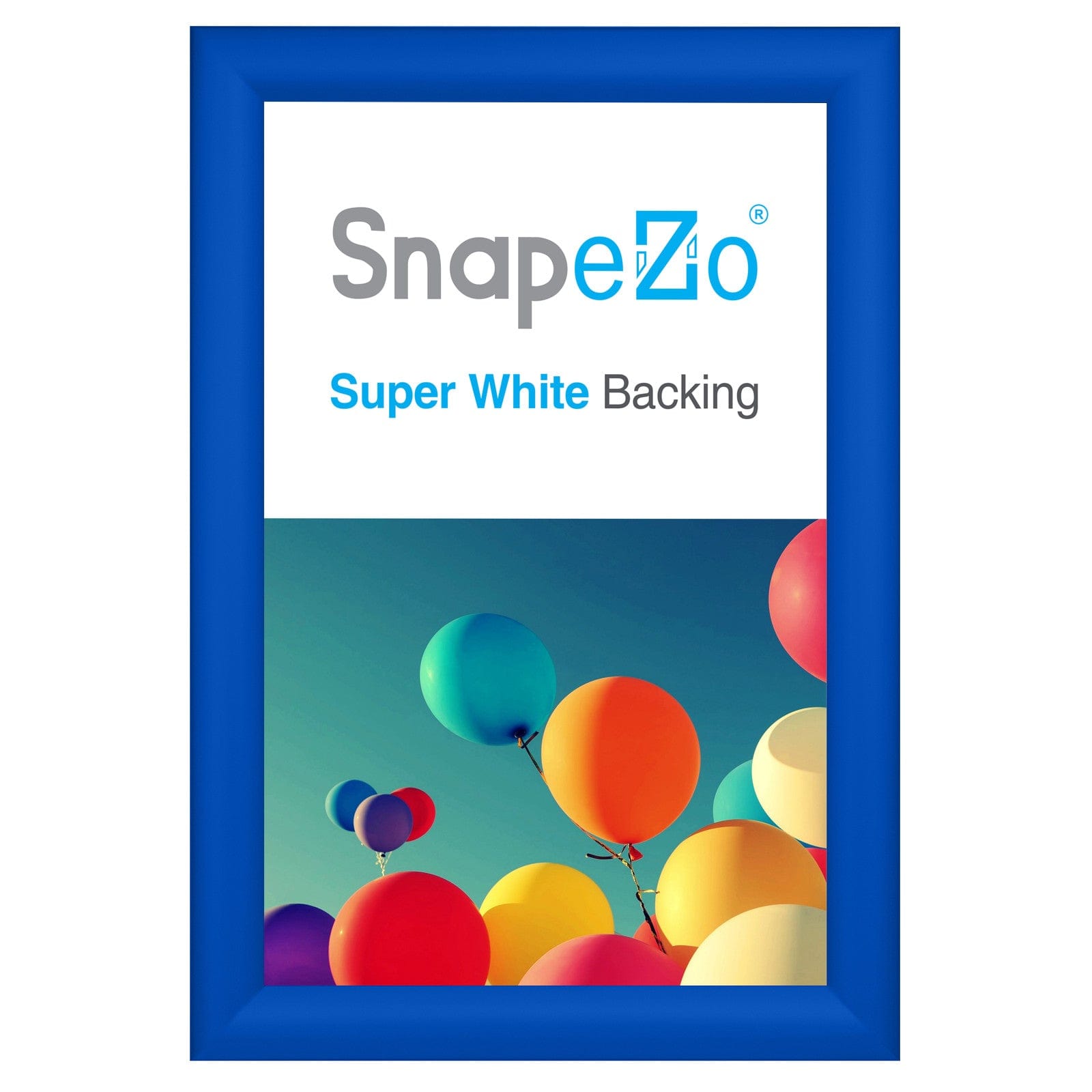 10x15 Blue Snapezo® Snap Frame - 1.2" Profile