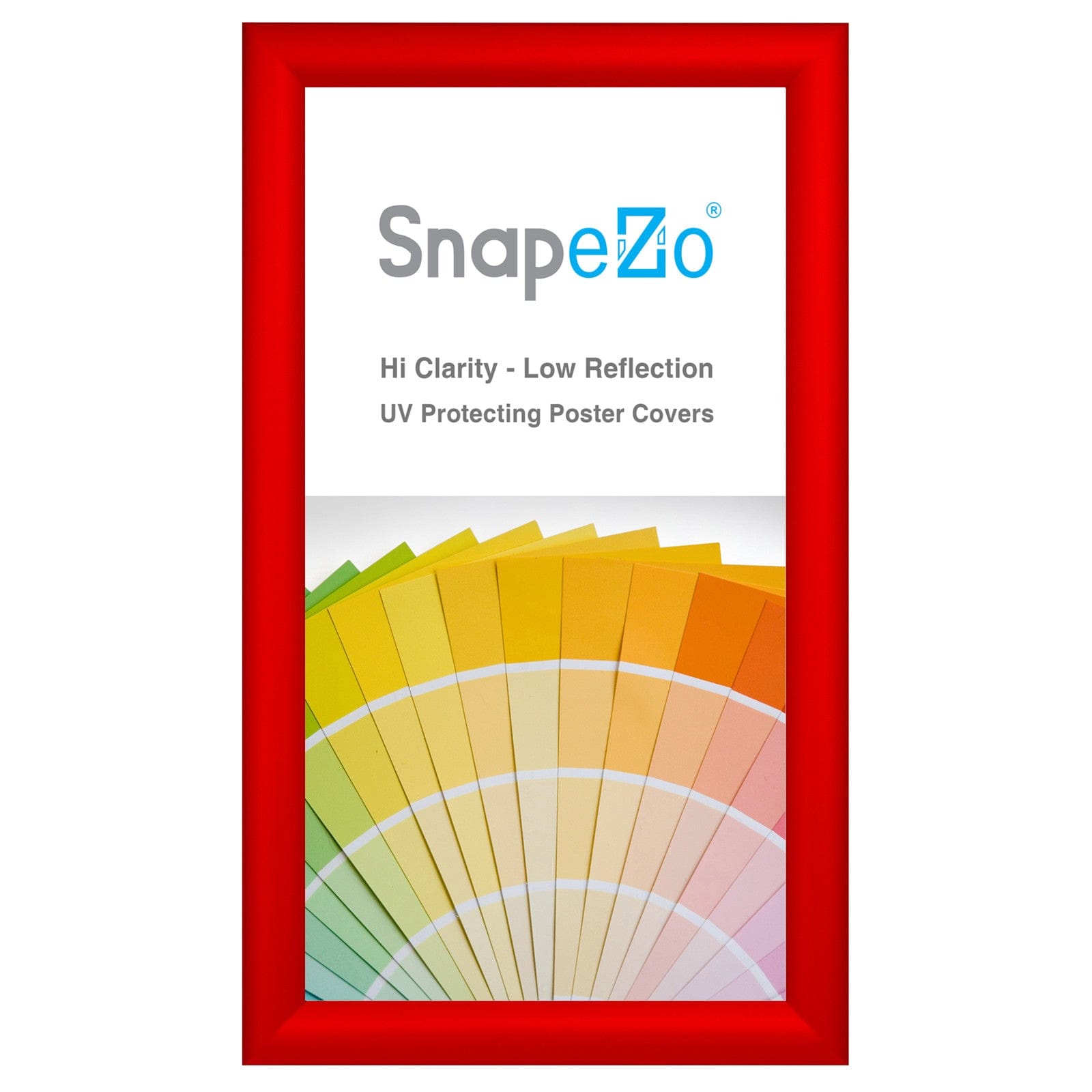 10x18 Red Snapezo® Snap Frame - 1.2" Profile
