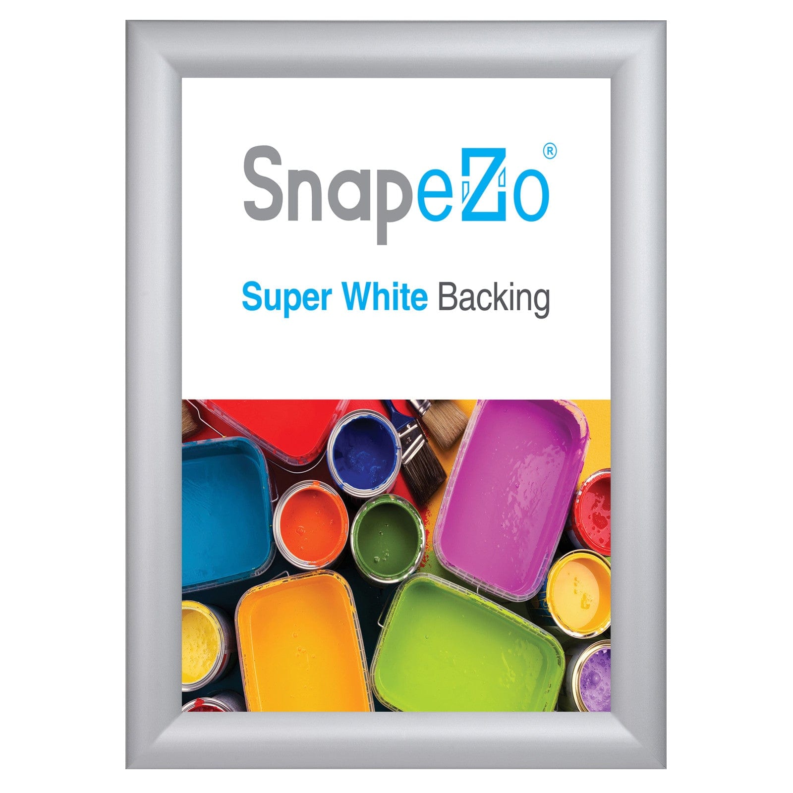 10x13 Silver Snapezo® Snap Frame - 1.2" Profile