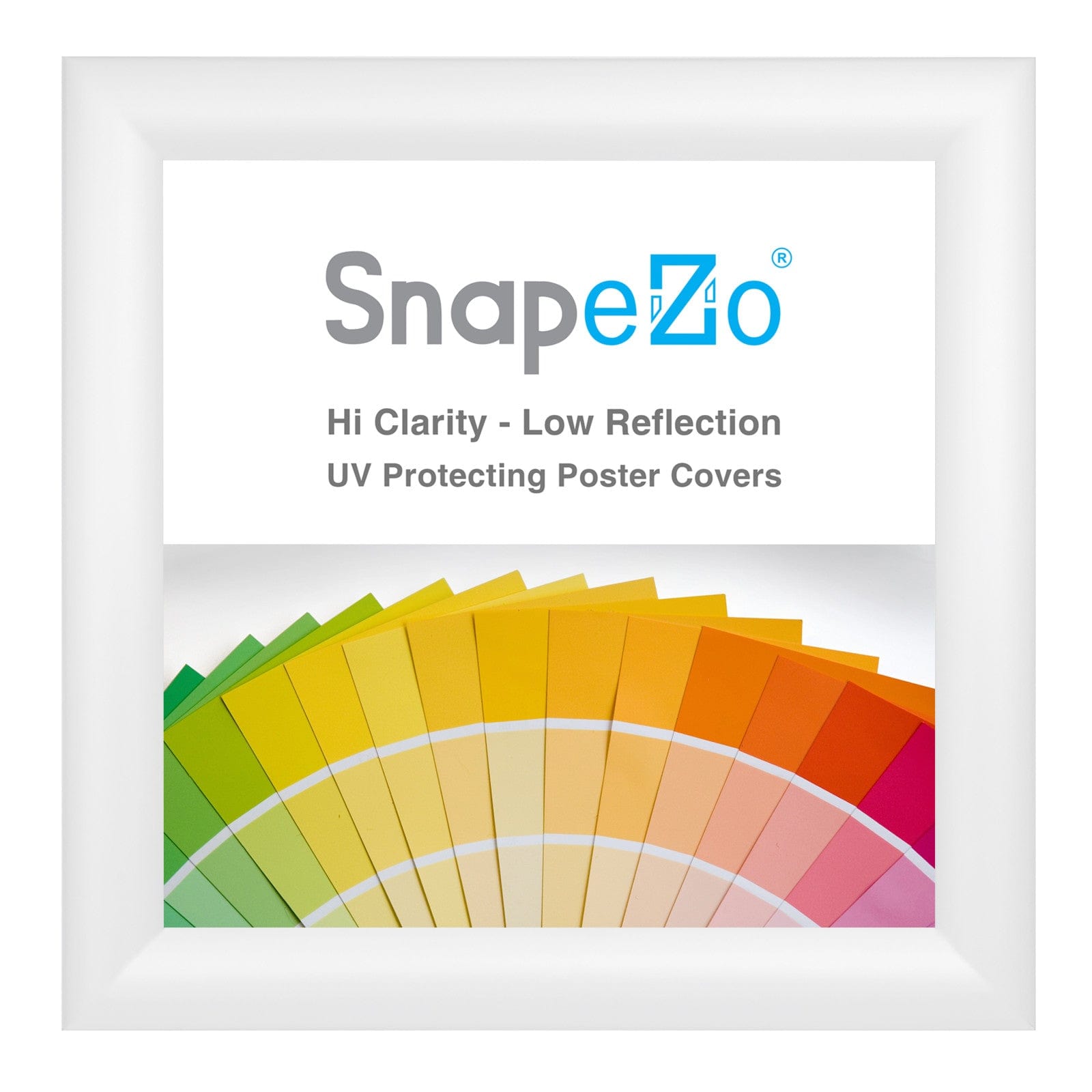 10x10 White Snapezo® Snap Frame - 1.2" Profile