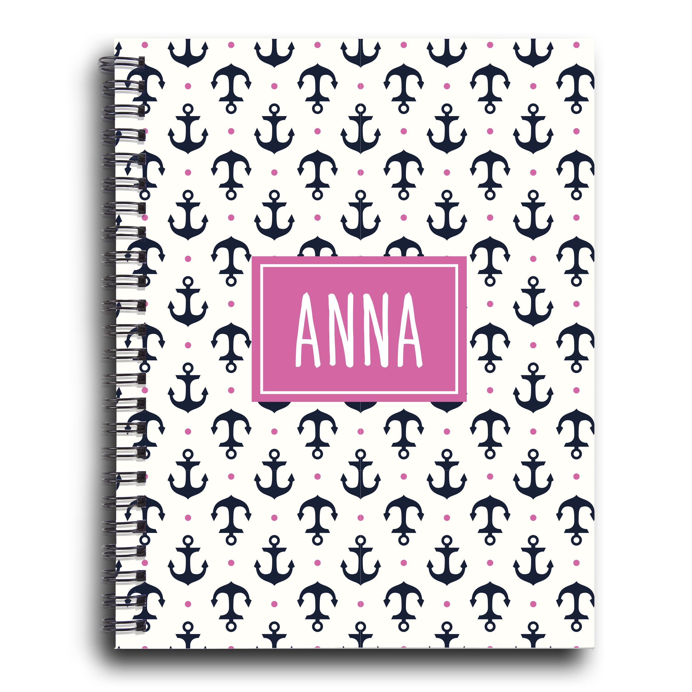 Anchor Personalized Spiral Notebook