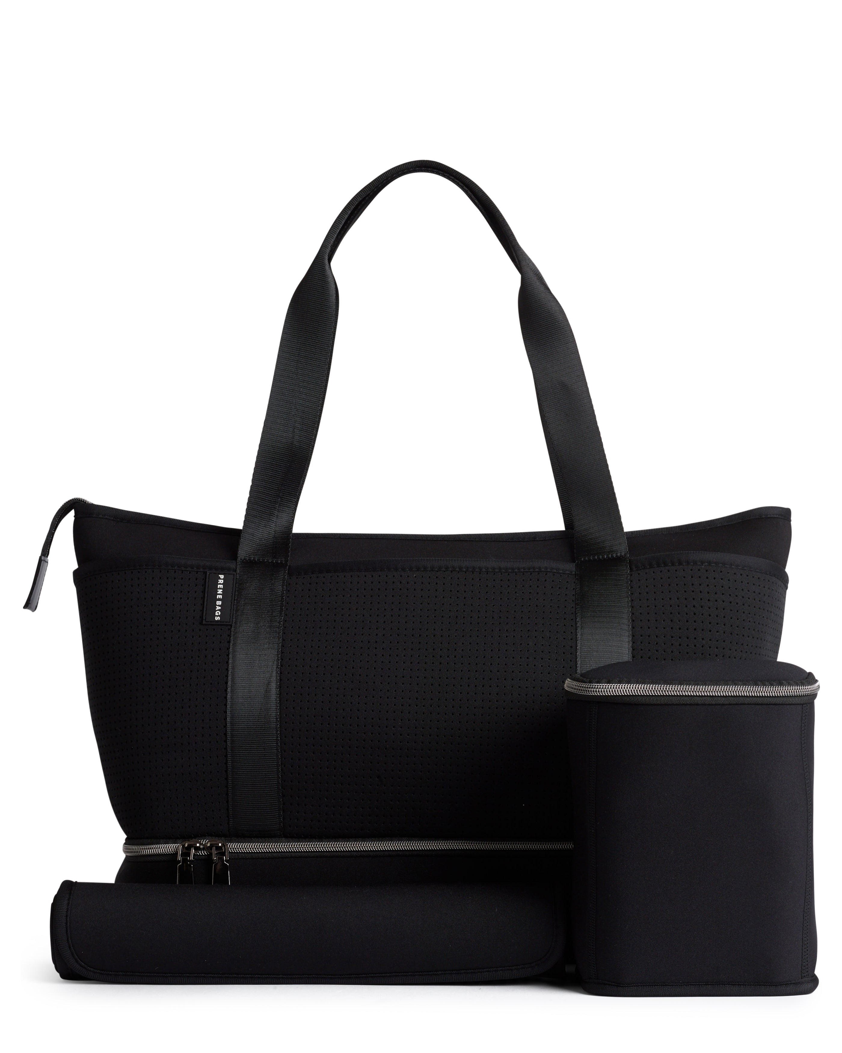 The Sunday Bag (BLACK) Neoprene Tote / Baby / Travel Bag
