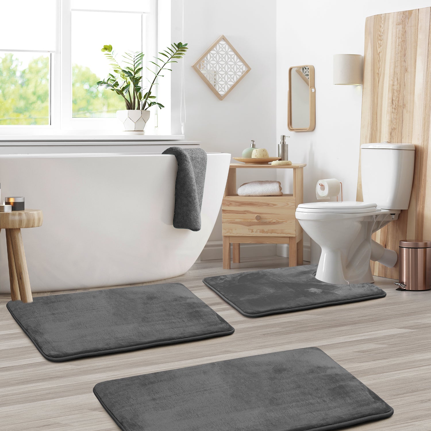 Clara ™ by Clara Clark® Memory Foam Bath Mat - 3 Pack