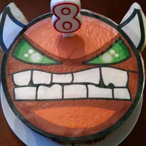 Burnaway Cake - Custom Wafer Paper - SAC02