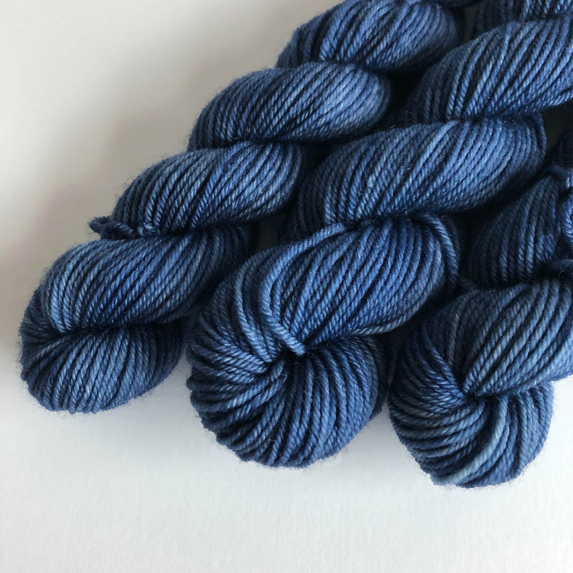 Indigo Extrafine Merino Sock Yarn Mini Skein