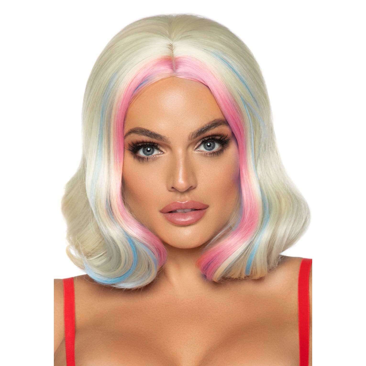 14" Harley Wavy Bob w/ Money Pieces Wig