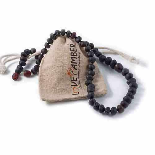 Adult Cherryaid Raw Dark Cherry Baltic Amber Necklace