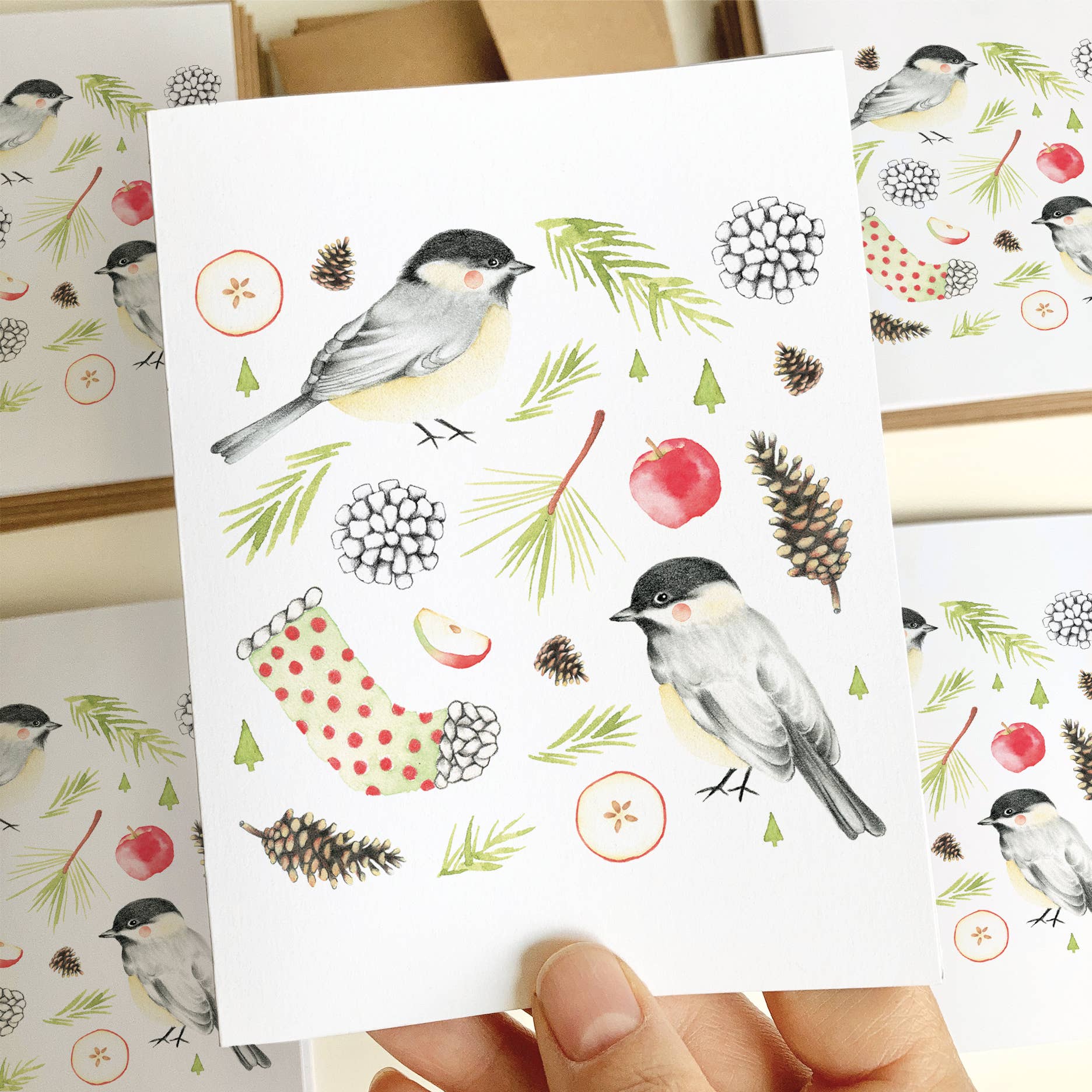 Chickadees Card