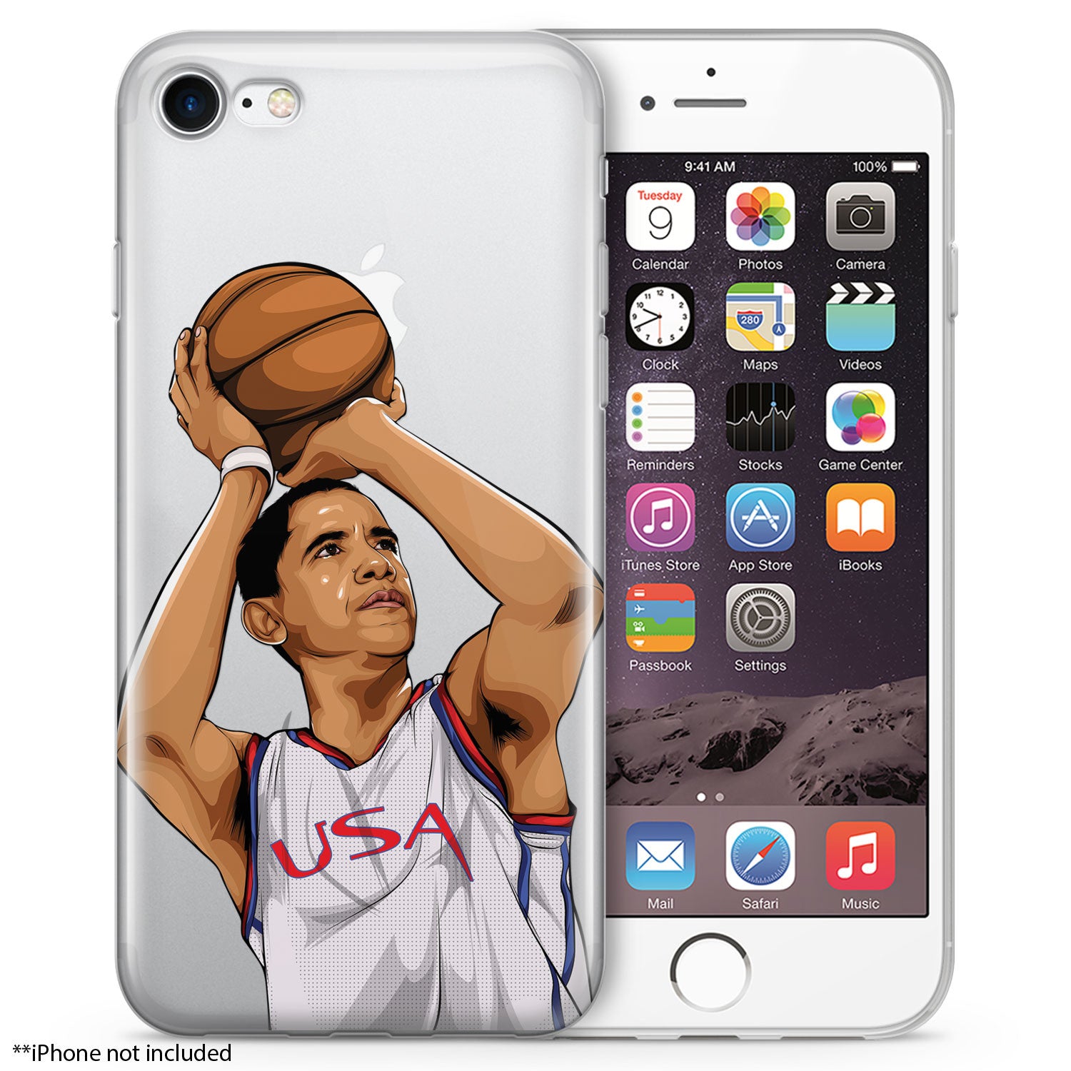 Barack Basketball iPhone Case
