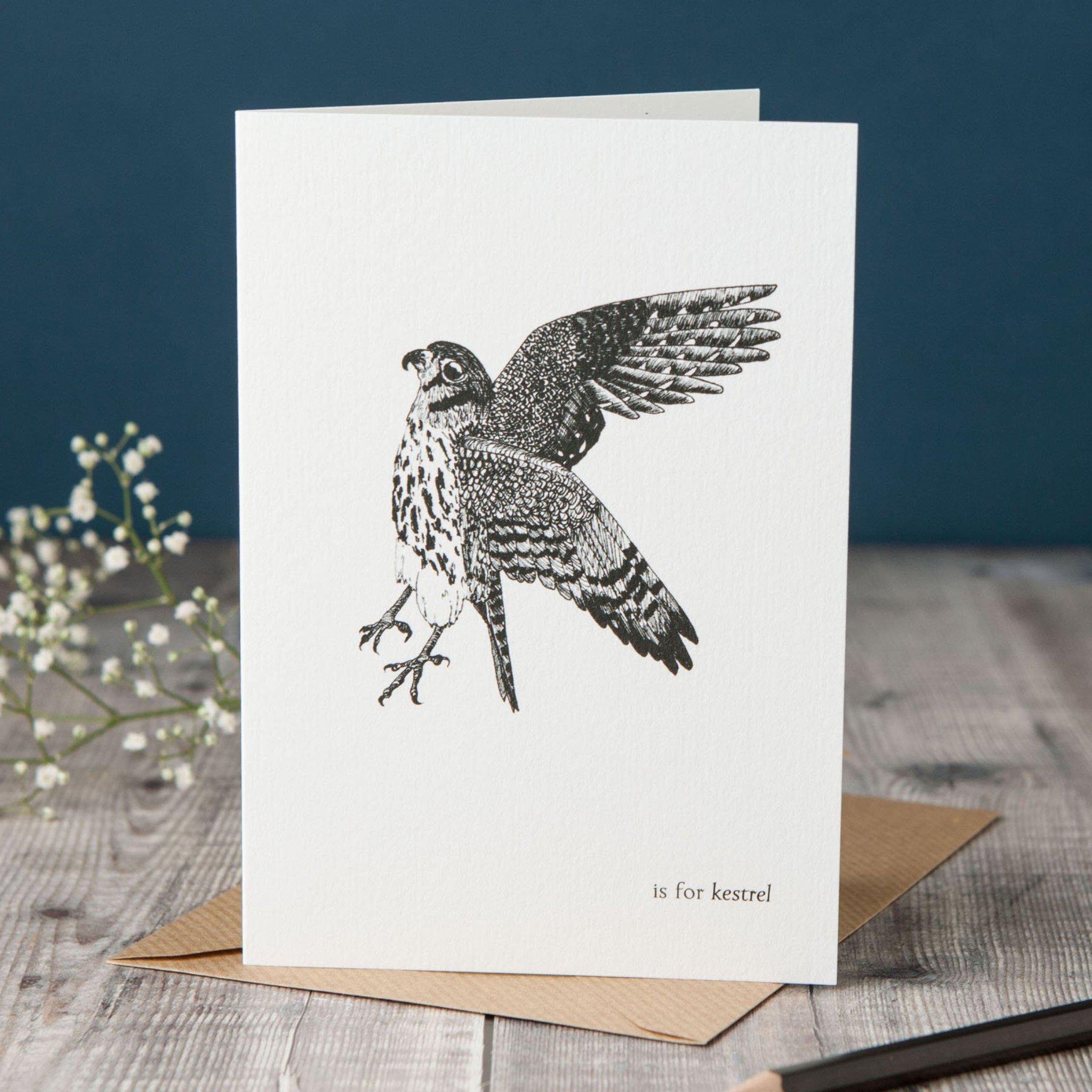 K is for Kestrel Card